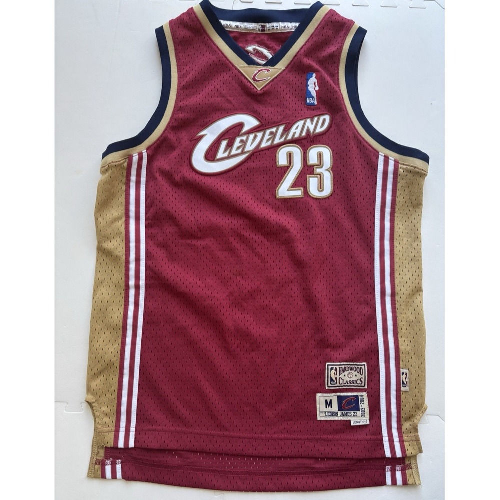 NBA Youth/Kids Jersey Lebron James Cavaliers Hardwood Classics 2003-04-M (10/12)